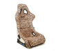 NRG FRP Bucket Seat PRISMA SAVAGE Edition Cheetah Leopard print (Large)