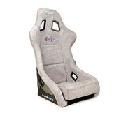 NRG FRP Bucket Seat ULTRA Edition with peralized back, Grey alcantara (Large)