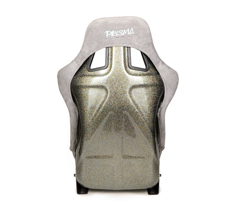 NRG FRP Bucket Seat ULTRA Edition with peralized back, Grey alcantara (Large)