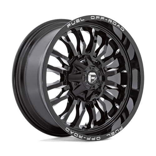 FUEL Off-Road D795 ARC GLOSS BLACK MILLED