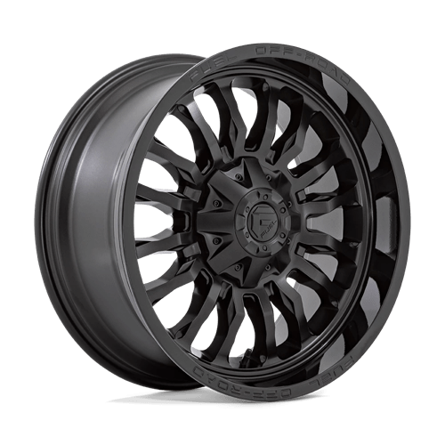 FUEL Off-Road D796 ARC MATTE BLACK WITH GLOSS BLACK LIP