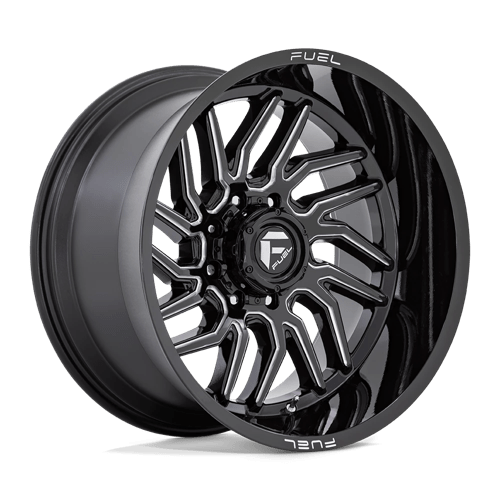 FUEL Off-Road D807 HURRICANE GLOSS BLACK MILLED