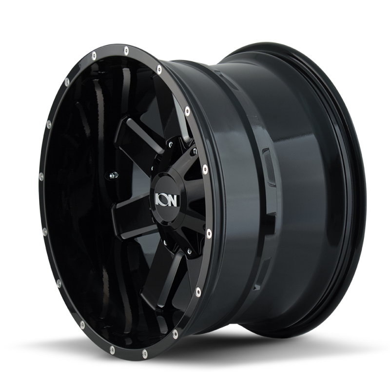 ION 141 17x9 6x135/6x139.7 ET13 106 GLOSS BLACK MILLED
