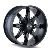 ION 181 SATIN BLACK/MILLED SPOKES