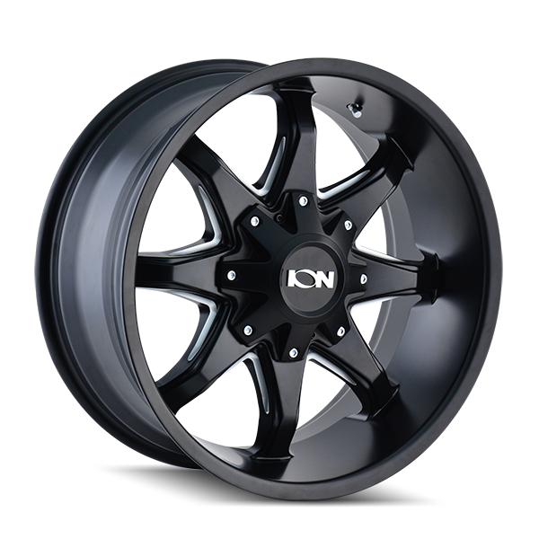 ION 181 SATIN BLACK/MILLED SPOKES