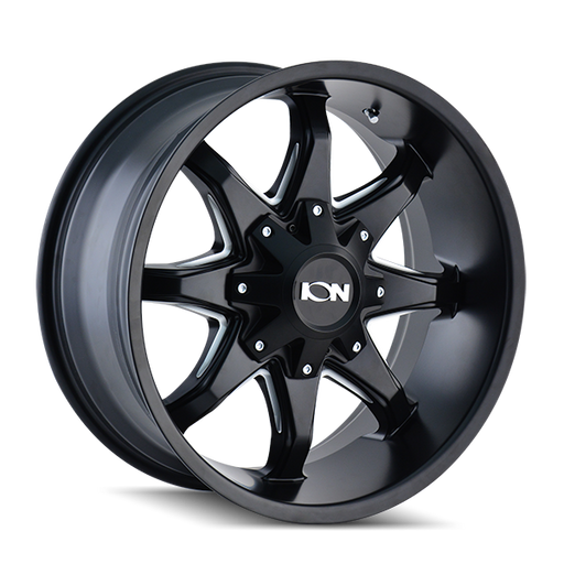 ION 181 SATIN BLACK/MILLED SPOKES