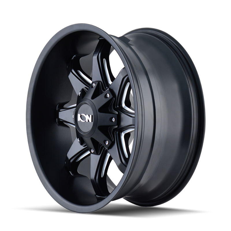 ION 181 17x9 5x114,3/5x127 ET-12 87 NOIR SATINÉ/RAYONS FRAISÉS