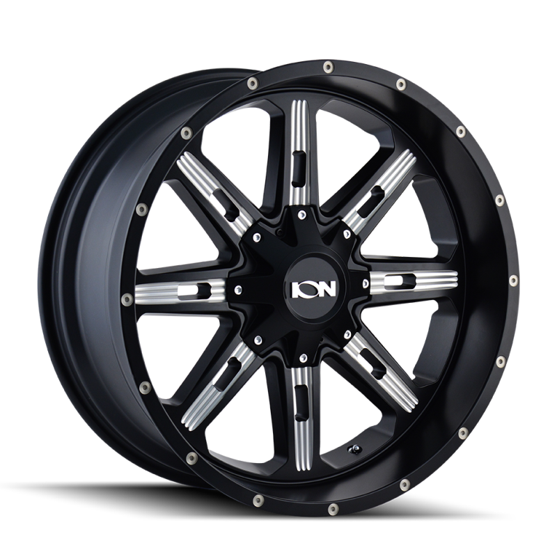 ION 184 SATIN BLACK/MILLED SPOKES