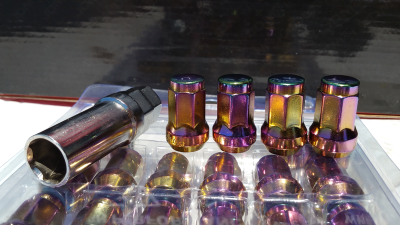JDM SPORT LUG NUTS 12X1.25 NEO CHROME (20 PCS + KEY)