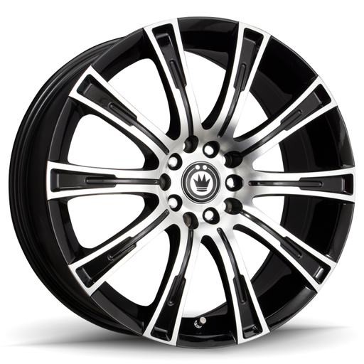 KONIG CROWN MACHINED FACE / GLOSS BLACK