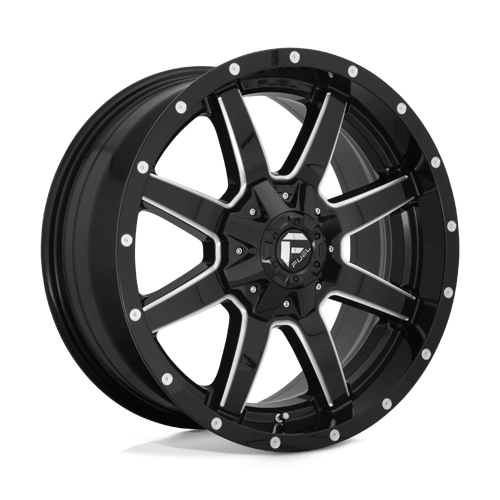 FUEL Off-Road D610 MAVERICK GLOSS BLACK MILLED