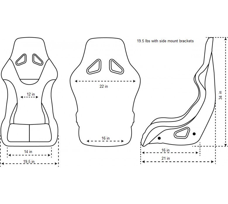 NRG FRP Bucket Seat PRISMA- STORM Digital Camo Edition in vegan mateirla with Silver pealized back. (Medium)