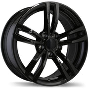 Replika R163A 19x8.5 Gloss Black