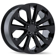 Replika R191 18x8 Gloss Black winter wheel for Honda Civic
