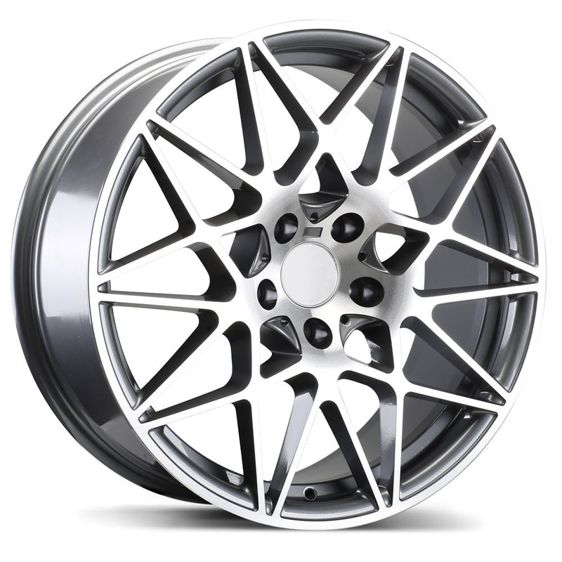 Replika R208 Gloss Gunmetal with Machined Face