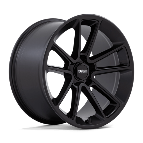 ROTIFORM R194 BTL MATTE BLACK WITH BLACK CAP AND INSIDE SPOKE DETAILS