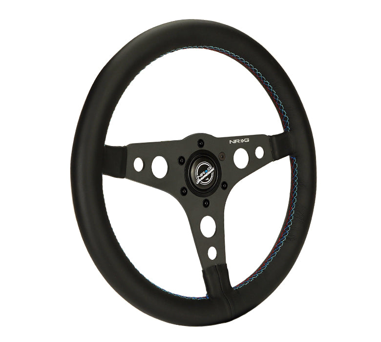 Volant sport NRG avec coutures M3 et parabole non profonde 350 mm