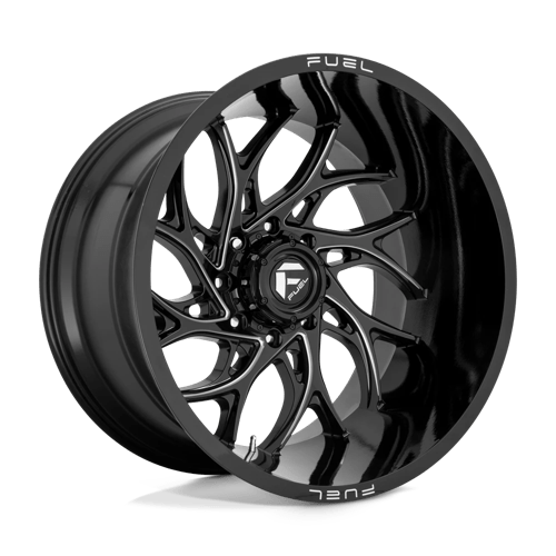 FUEL Off-Road D741 RUNNER GLOSS BLACK MILLED