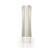 NRG Shift Knob Heat Sink Curvy Short Silver