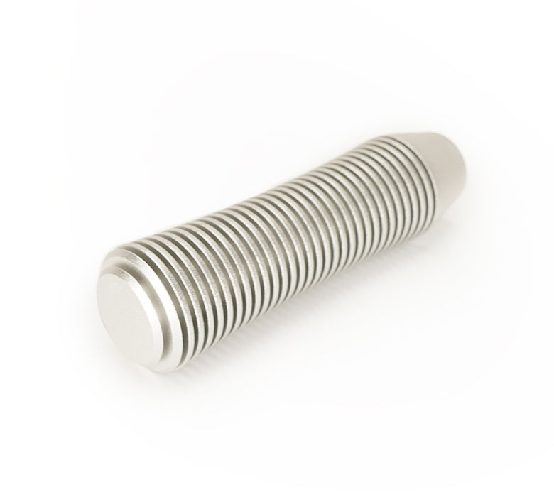 NRG Shift Knob Heat Sink Curvy Short Argent