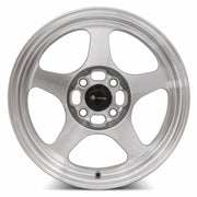 Vors SP1 15x7 4x98 (Custom Drill) Silver Machine Face Lip