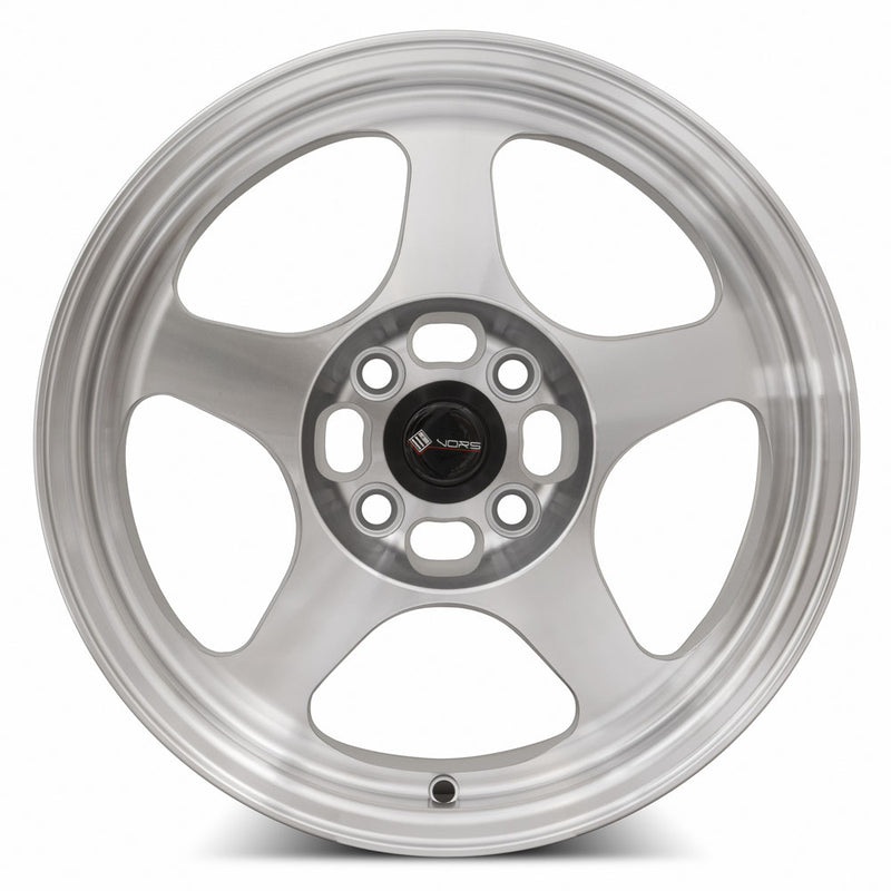 Vors SP1 15x7 4x98 (Custom Drill) Silver Machine Face Lip