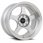 Vors SP1 15x8 4x100 Silver Machine Face Lip