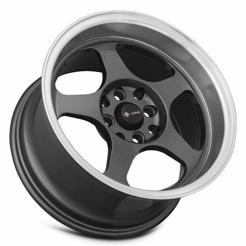 Vors SP1 16x8 4x98 (Custom Drill) Hyper Black Machine Lip