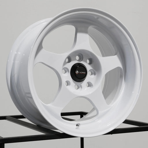 Vors SP1 15x8 4x108 (Custom Drill) All White