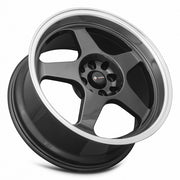 Vors SP1 17x8 4x108 (Custom Drill) Hyper Black Machine Lip