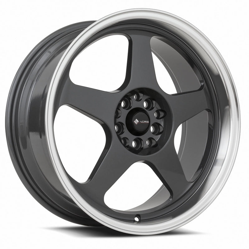 Vors SP1 19x8.5 5x120 (Custom Drill) Hyper Black Machine Lip