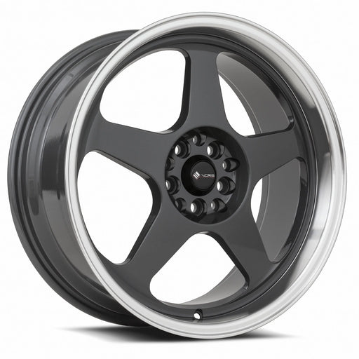 Vors SP1 19x8.5 5x120 (Custom Drill) Hyper Black Machine Lip