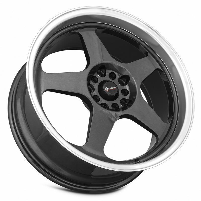 Vors SP1 18x8 5x112 (Custom Drill) Hyper Black Machine Lip