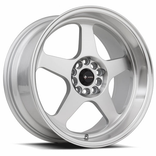 Vors SP1 19x8.5 5x110 (Custom Drill) Silver Machine Face Lip