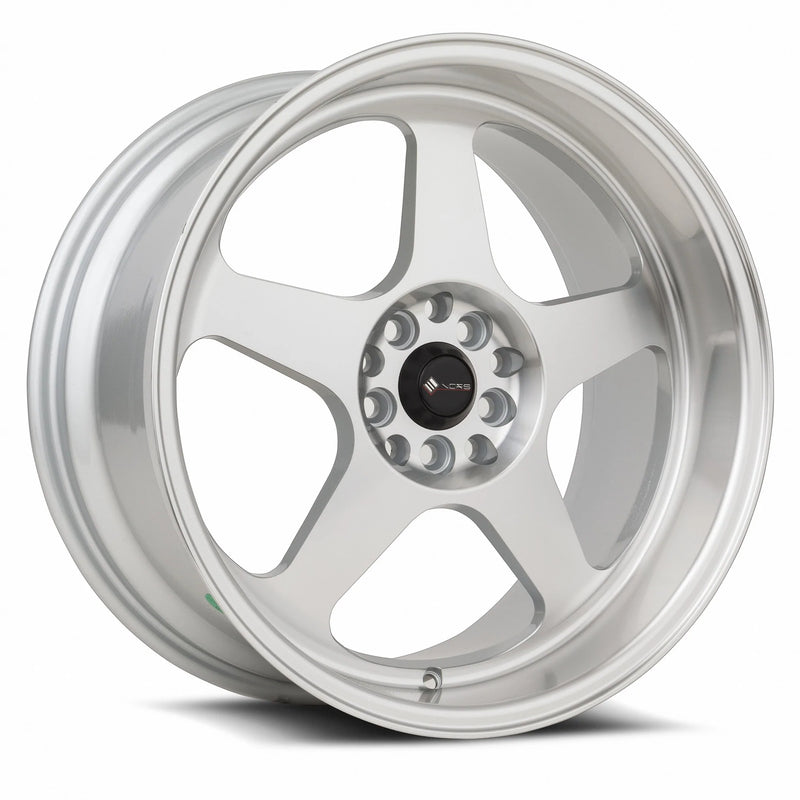 Vors SP1 19x9.5 5x108 (Custom Drill) Silver Machine Face Lip