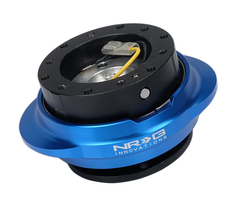NRG Gen 2.2 Quick Release - Black Body / Shinny Blue Oval Ring