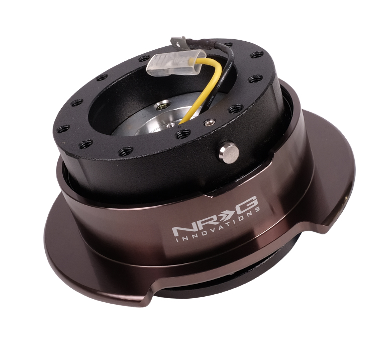 NRG Gen 2.5 Quick Release - Black/Black Chrome Ring