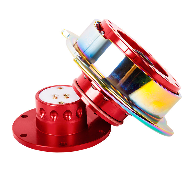 NRG Quick Release Gen 2.5 - Red Body/Neo Chrome Ring