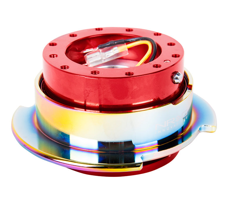 NRG Quick Release Gen 2.5 - Red Body/Neo Chrome Ring
