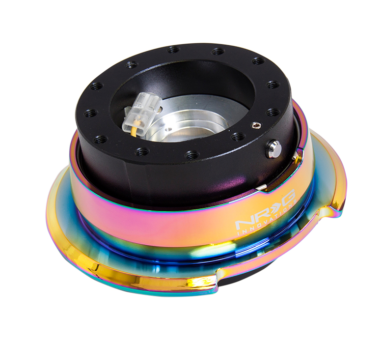 NRG Gen 2.8 Quick Release - Black Body/ Neo Chrome Ring