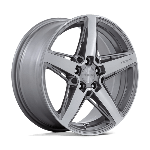 Niche M270 TERAMO 18X8 5X114.3 ET30 72.56 Anthracite Brushed Face Tint Clear