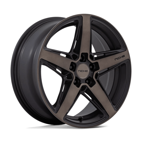 Niche M271 TERAMO 18X8 5X114.3 ET40 72.56 Matte Black With Double Dark Tint Face