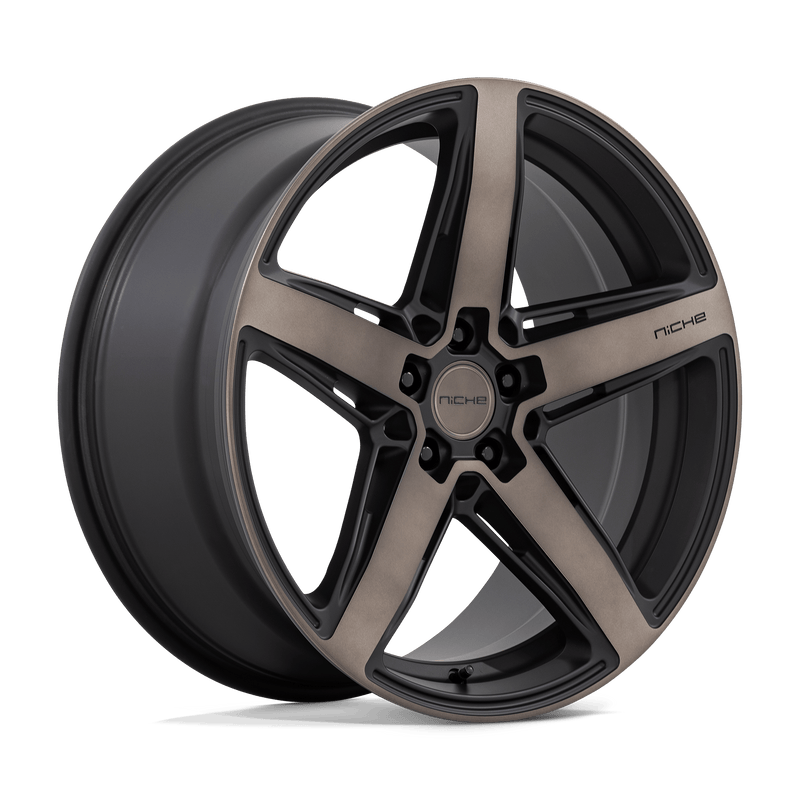 Niche M271 TERAMO 20X11 5X114.3 ET45 72.56 Matte Black With Double Dark Tint Face