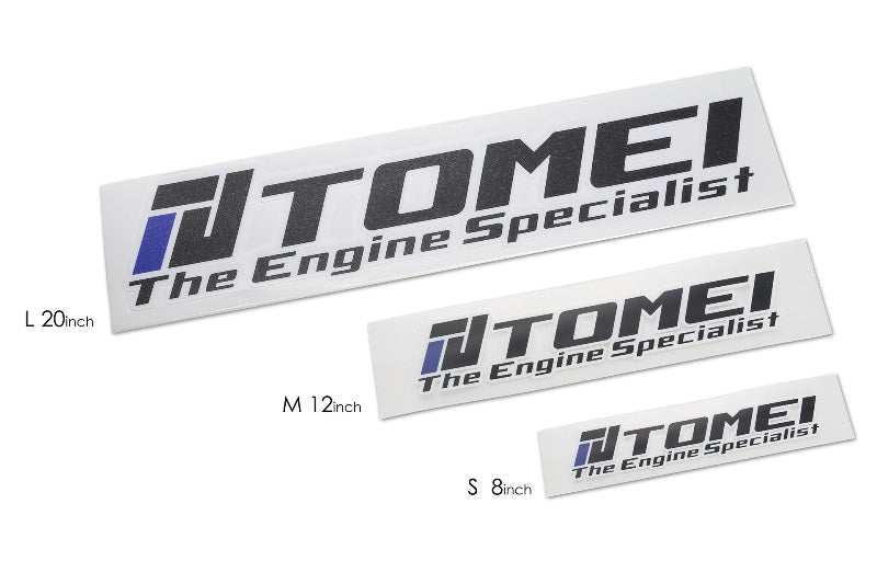 TOMEI STICKER ENGINE SPECIALIST 2016 8inch DIE CUT BLACK S