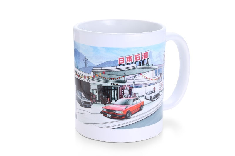 TOMEI MUG WHITE B120/910/C210 GAS STATION