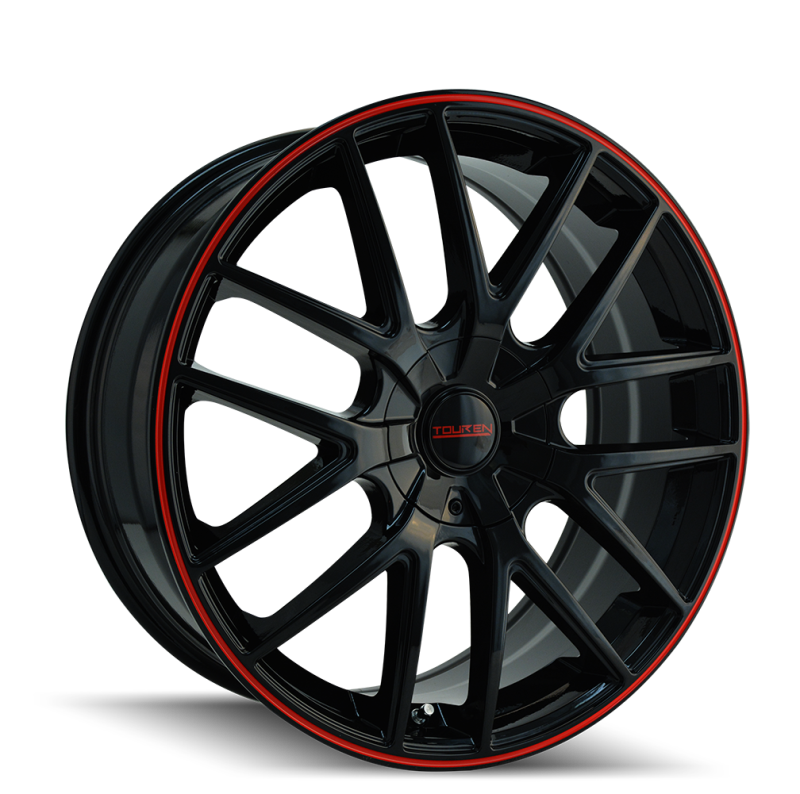TOUREN TR60 Gloss Black With Red Ring
