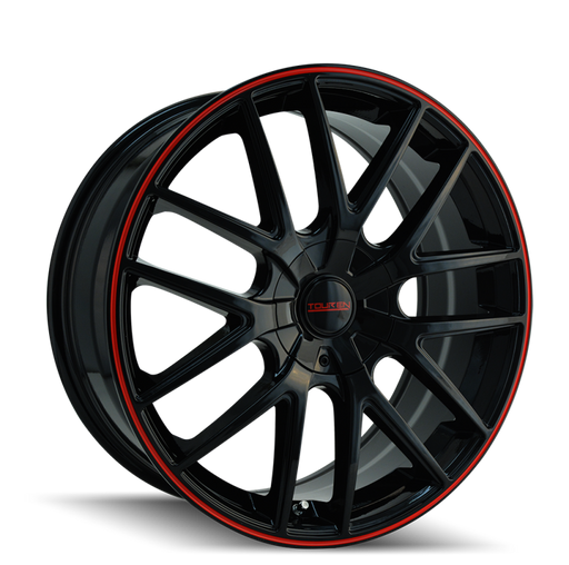 TOUREN TR60 Gloss Black With Red Ring