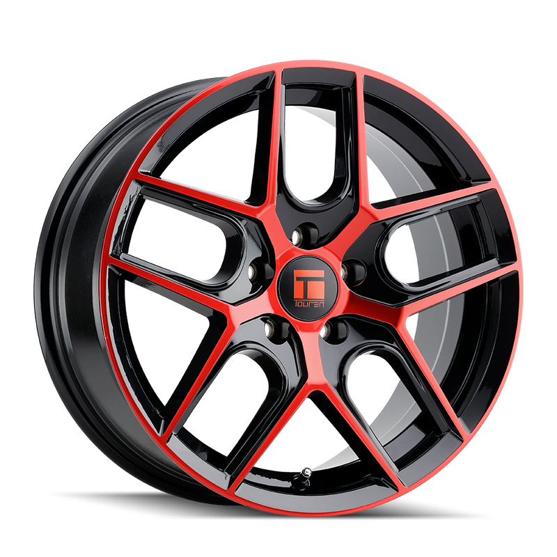 TOUREN TR79 Gloss Black Machined With Red