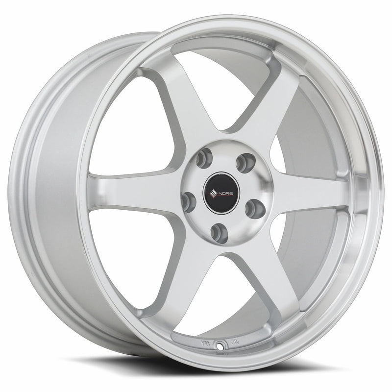 Vors TR37 19x8.5 5x114.3 Silver Machine Face Lip