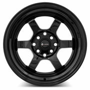 Vors TR7 15x8 4x100 All Black Gold Rivet